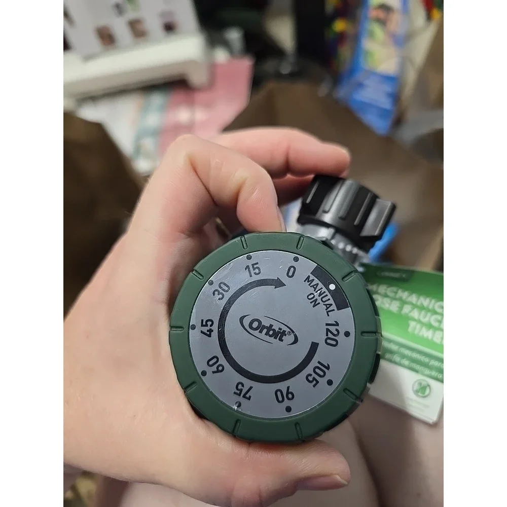 Orbit Mechanical Hose Faucet Timer Plastic Mechanical Watering Timer 62034